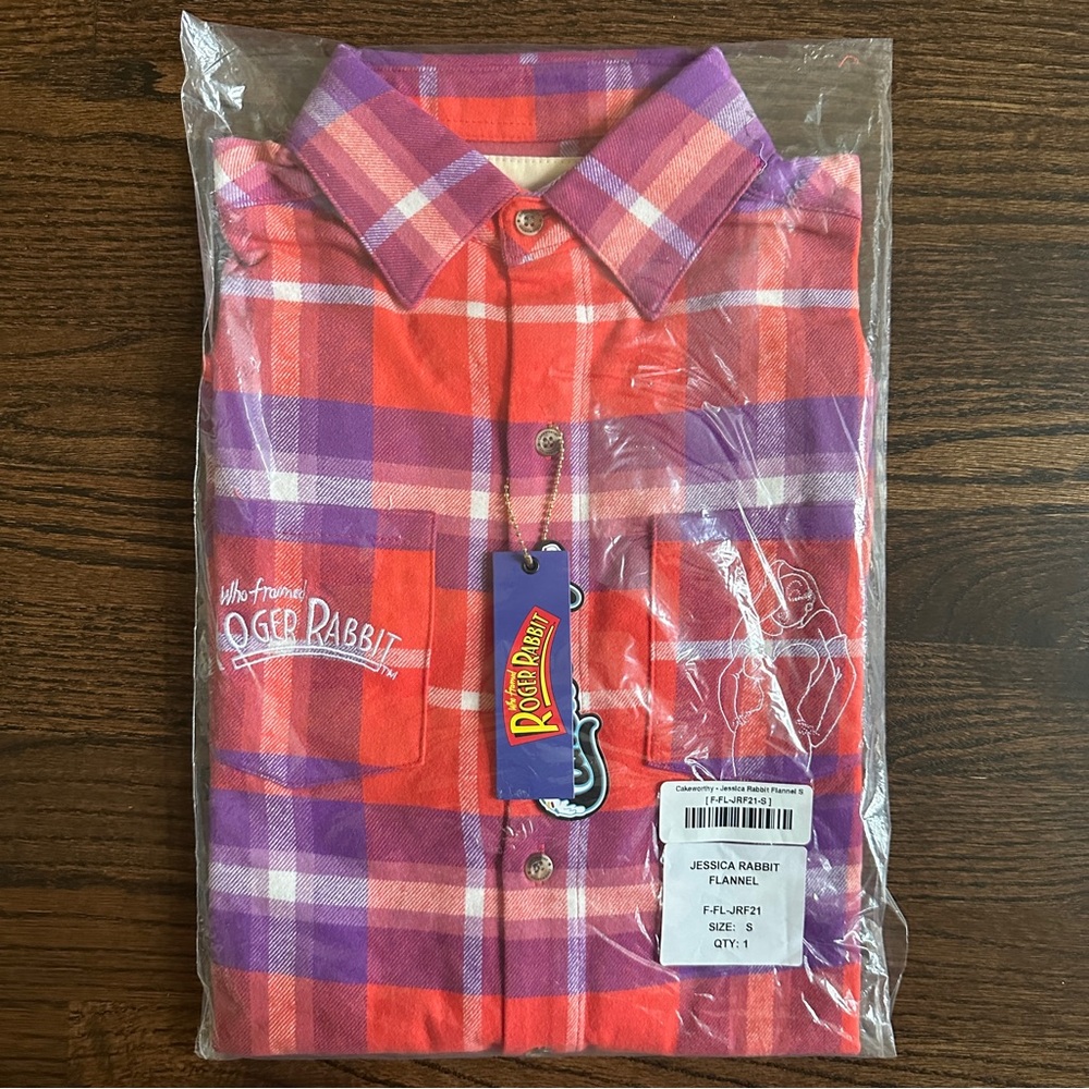 Cakeworthy Jessica Rabbit Flannel - Picture 6 of 8